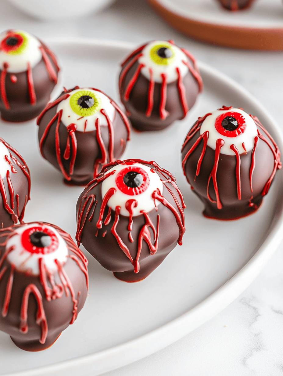 Spooky Surprise: Halloween Monster Eyeball Cake Pops