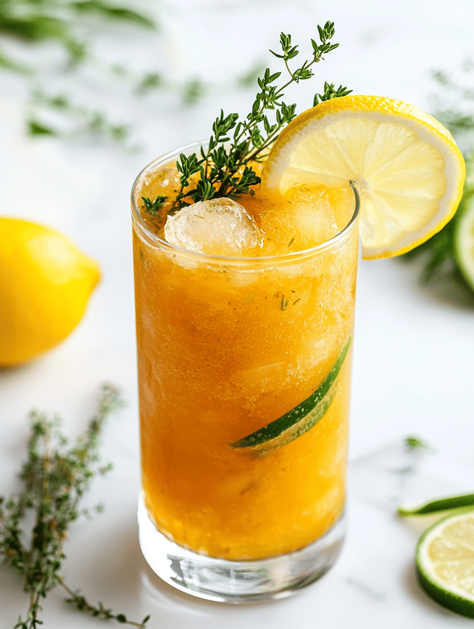 Chill Out: The Unexpected Joy of Herb-Infused Iced Tea Slushies