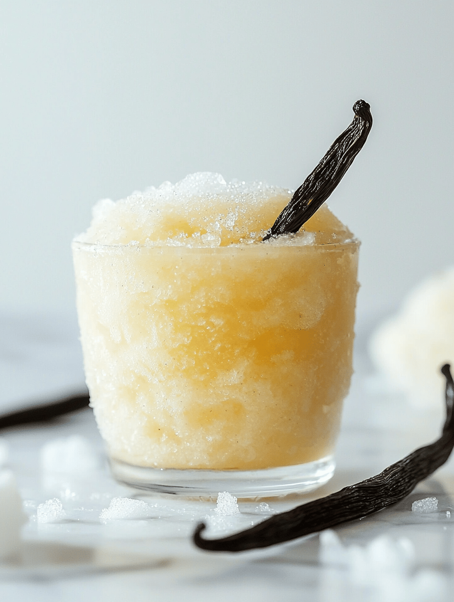 Chill Out with This Unexpectedly Sophisticated Vanilla Slushie