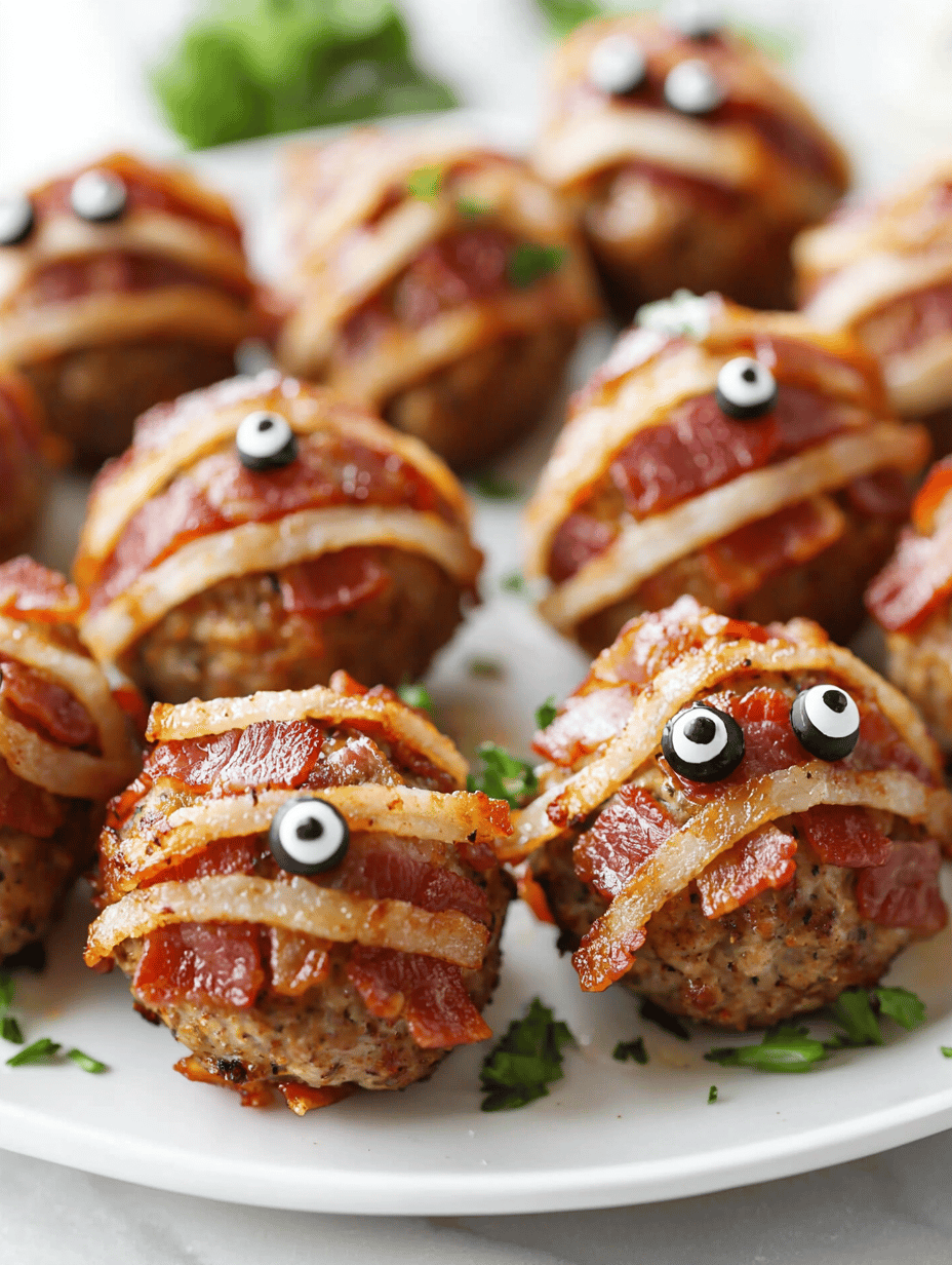 Spooky Delicious: Halloween Mummy Meatballs for All Ages
