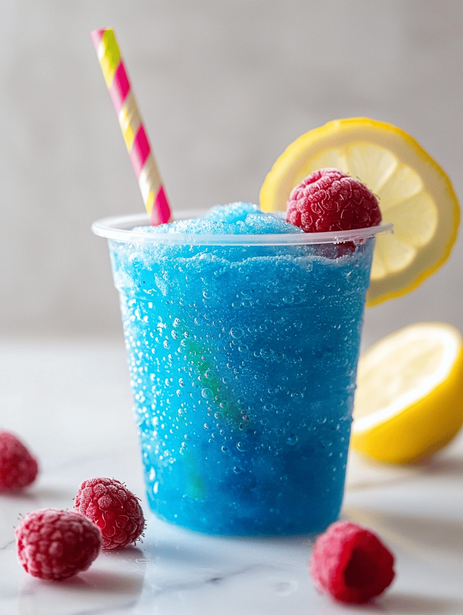 Blue Raspberry Slushie: The Cold Concoction You Never Knew You Needed