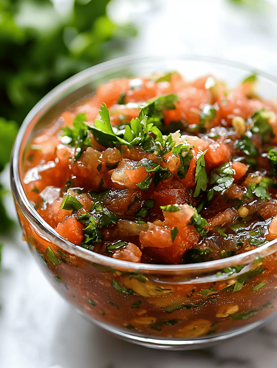 Vibrant Summer Fresh Salsa: A Ginger Twist