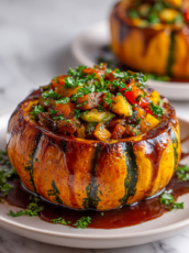 Vegan Stuffed Squash Recipe