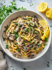 Vegan Mushroom Stroganoff Pasta Recipe